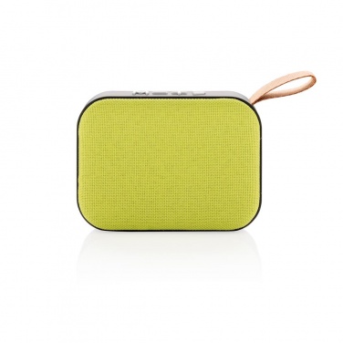 Logo trade promotional products picture of: Fabric trend speaker, green