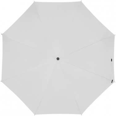 Logotrade promotional giveaway image of: Automatic pocket umbrella with carabiner handle, White