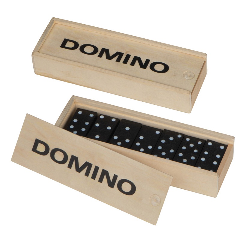 Logo trade promotional items picture of: Game of dominoes KO SAMUI, beige