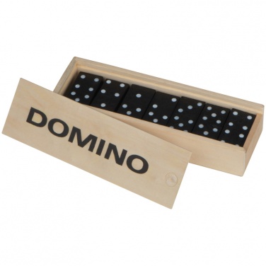 Logo trade promotional gifts image of: Game of dominoes KO SAMUI, beige