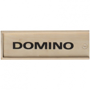 Logo trade corporate gifts picture of: Game of dominoes KO SAMUI, beige