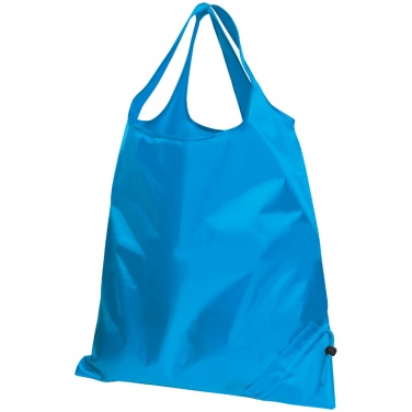 Logo trade promotional merchandise photo of: Foldable shopping bag ELDORADO, Blue