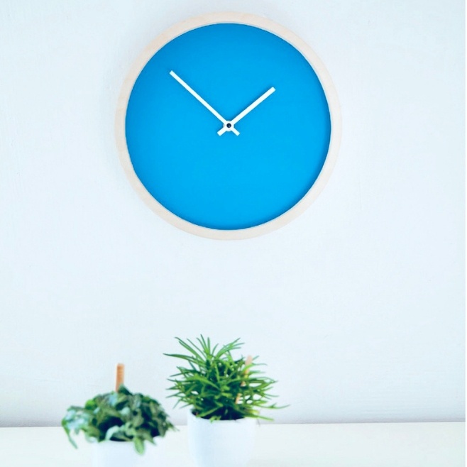 Logo trade promotional merchandise photo of: Wooden wall clock M