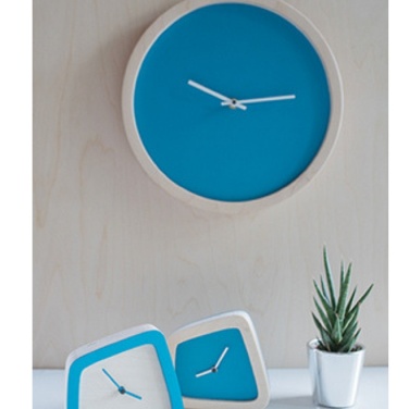 Logo trade promotional product photo of: Wooden wall clock M
