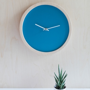 Logo trade corporate gift photo of: Wooden wall clock L