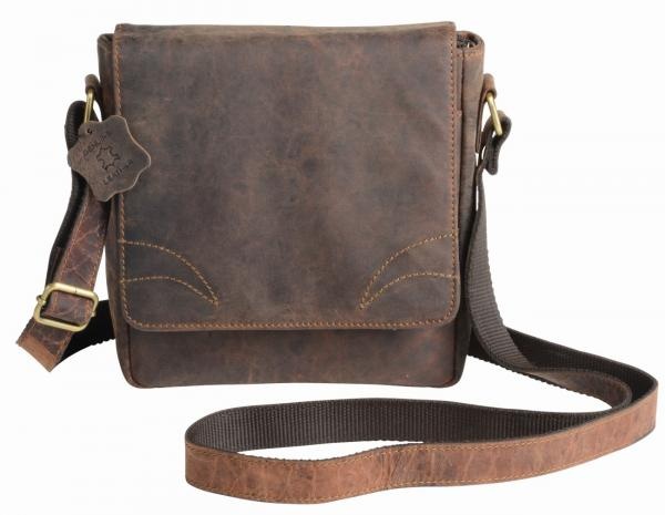 Logotrade promotional giveaway picture of: Genuine leather bag Wildernes, brown