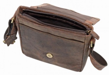Logotrade promotional item picture of: Genuine leather bag Wildernes, brown