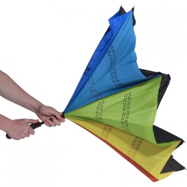 Logo trade promotional products picture of: Reversible automatic umbrella AX, Multi color