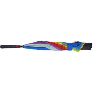 Logo trade promotional gift photo of: Reversible automatic umbrella AX, Multi color