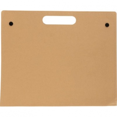 Logotrade promotional merchandise image of: Conference folder, notebook A4, ball pen, sticky notes, beige