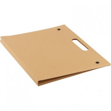 Logo trade promotional gifts picture of: Conference folder, notebook A4, ball pen, sticky notes, beige