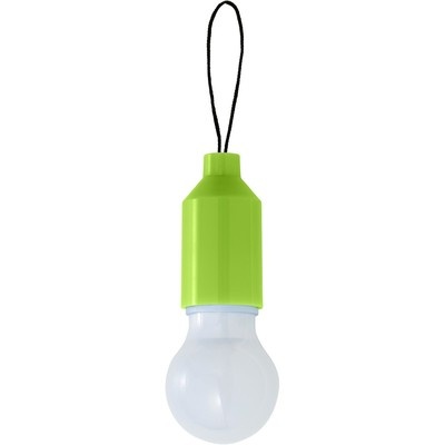 Logotrade promotional products photo of: LED lamp Pear-shaped, green