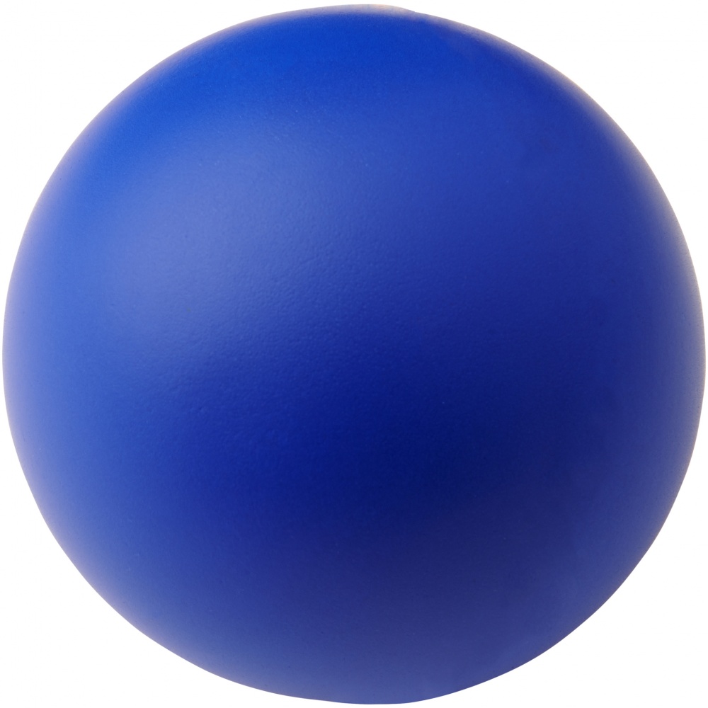 Logo trade advertising product photo of: Cool round stress reliever, royal blue