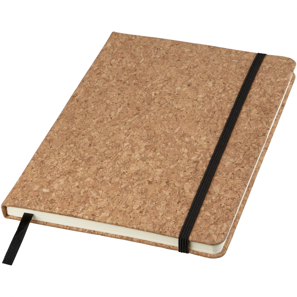 Logo trade corporate gifts picture of: Napa A5 cork notebook, brown
