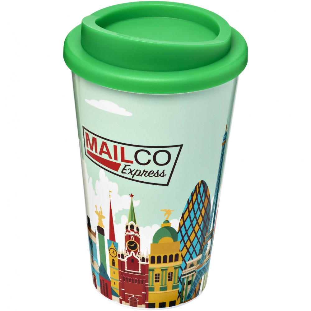 Logotrade promotional gift image of: Brite-Americano® 350 ml insulated tumbler, light green