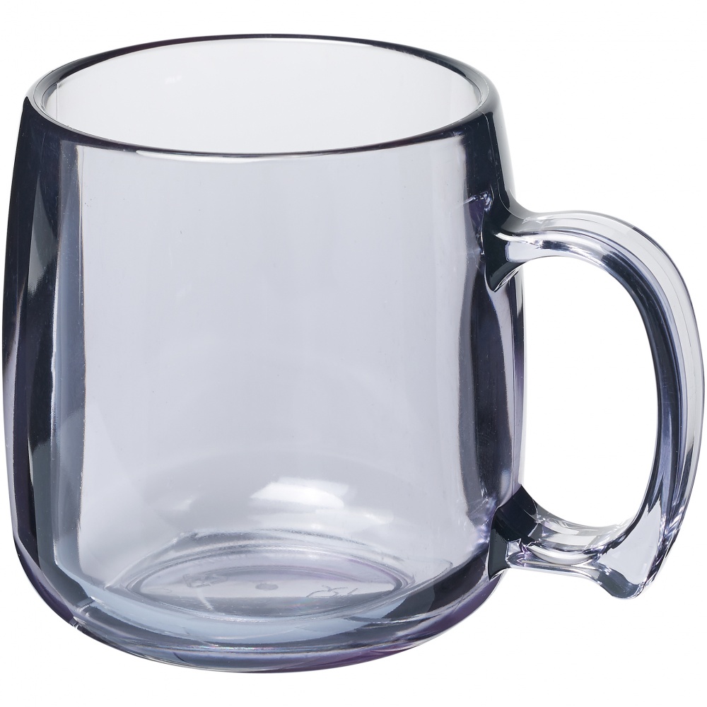 Logotrade promotional giveaway image of: Classic 300 ml plastic mug, transparent