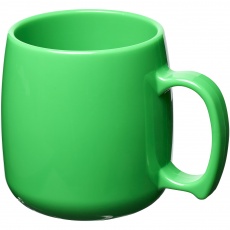 Classic 300 ml plastic mug, light green