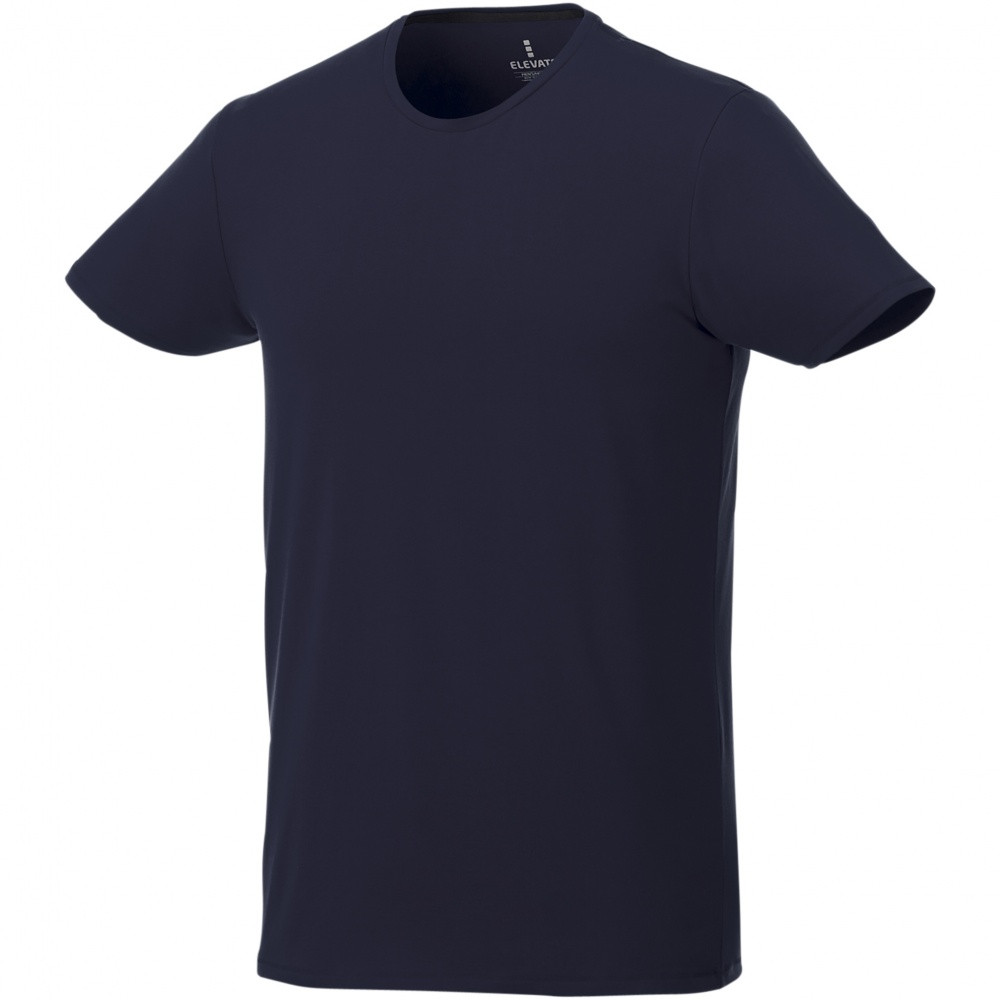 Logotrade promotional products photo of: Balfour short sleeve men's organic t-shirt, navy