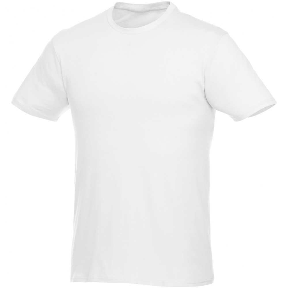 Logo trade promotional giveaway photo of: Heros short sleeve unisex t-shirt, white