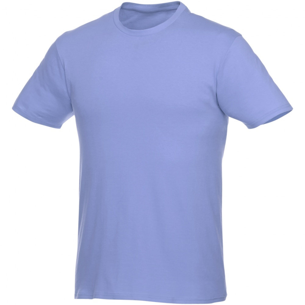 Logotrade promotional giveaway image of: Heros short sleeve unisex t-shirt, light blue