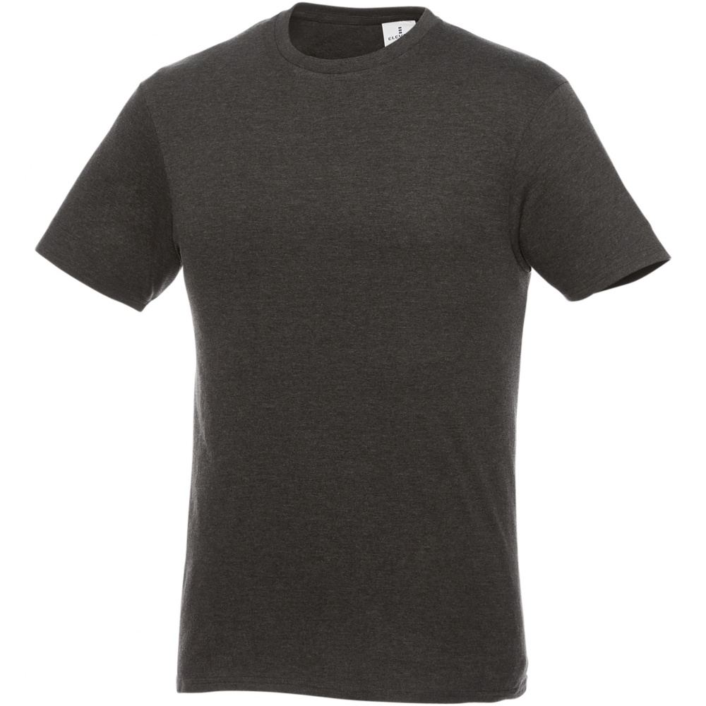 Logo trade promotional giveaways picture of: Heros short sleeve unisex t-shirt, dark grey