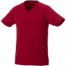 Amery men's cool fit v-neck shirt, red