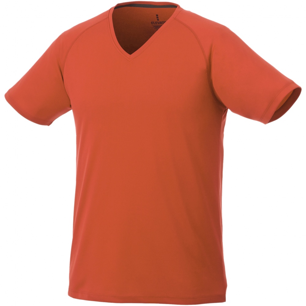 Logotrade business gift image of: Amery men's cool fit v-neck shirt, oranssi