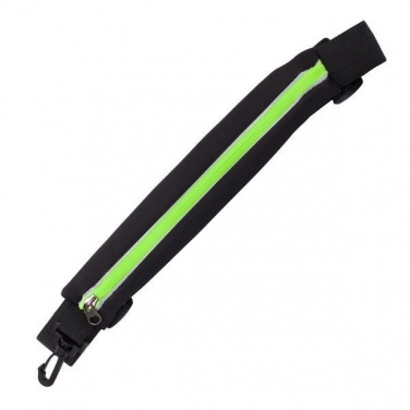 Logotrade business gifts photo of: Ease sports waist bag, black/light green