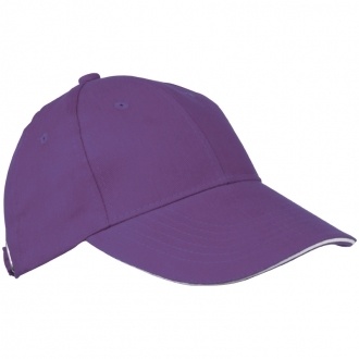 Logotrade promotional giveaway image of: 6-panel baseball cap 'San Francisco', purple