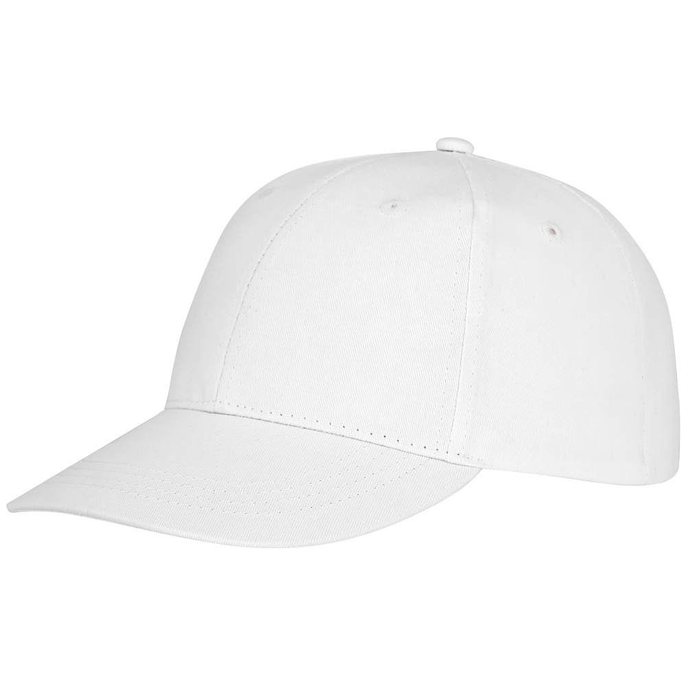Logo trade promotional products picture of: Ares 6 panel cap, white