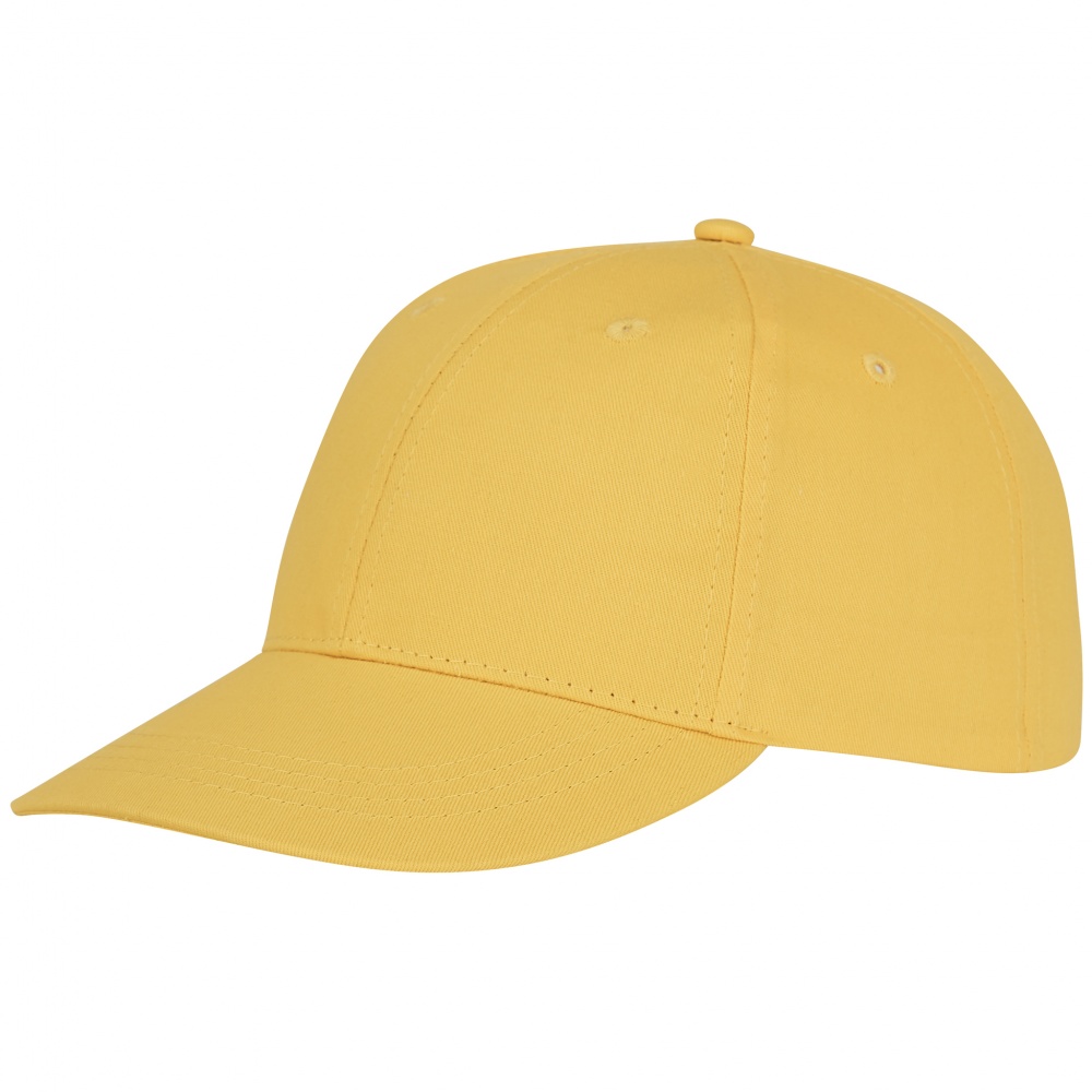Logotrade corporate gift picture of: Ares 6 panel cap, yellow