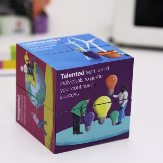 Logotrade promotional product image of: Magic Cube, 7 cm