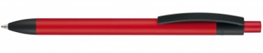 Logo trade promotional products image of: Pen, soft touch, Capri, red