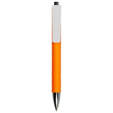 Logo trade promotional gifts image of: Plastic ball pen, orange