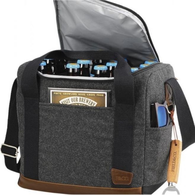 Logo trade promotional merchandise photo of: Campster 12 Bottle Craft Cooler, antratsite