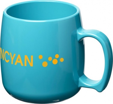 Logotrade promotional merchandise image of: Classic 300 ml plastic mug, light blue