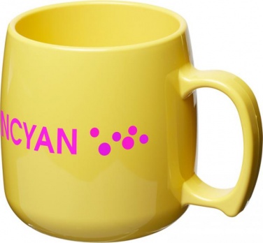 Logo trade advertising products picture of: Classic 300 ml plastic mug, yellow