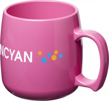 Logo trade advertising products picture of: Classic 300 ml plastic mug, rose