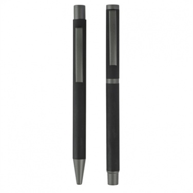 Logo trade promotional items picture of: Writing set, ball pen and roller ball pen