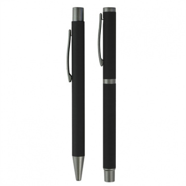 Logo trade advertising product photo of: Writing set, ball pen and roller ball pen