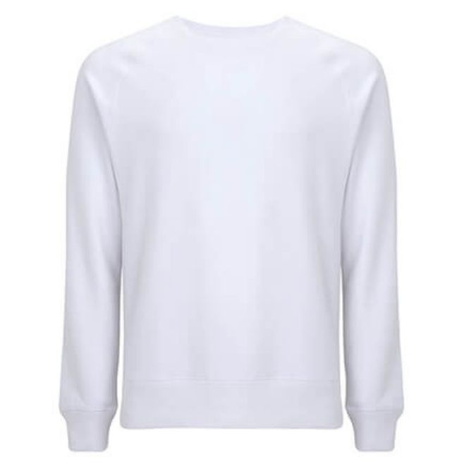 Logo trade promotional giveaways image of: Salvage unisex men´s sweatshirt, dove white