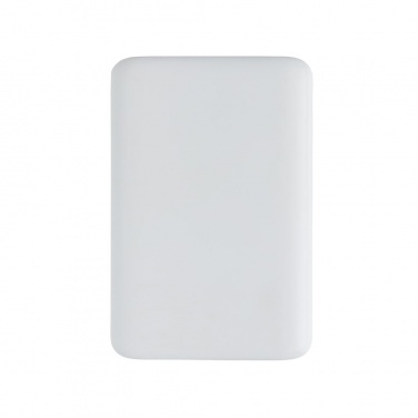 Logotrade promotional giveaway image of: 10.000 mAh pocket powerbank with triple input, white
