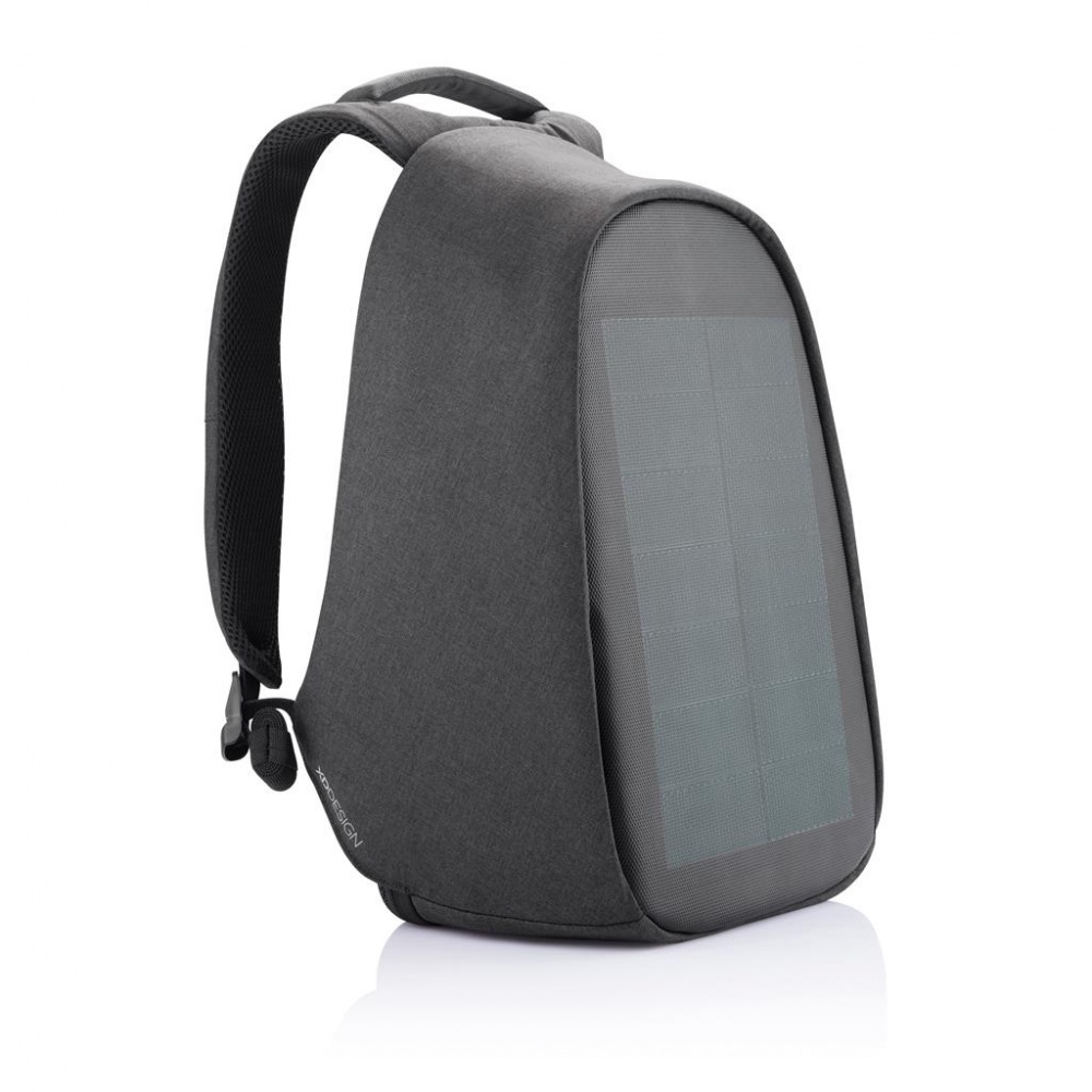 Logo trade promotional merchandise picture of: Bobby Tech anti-theft backpack, black