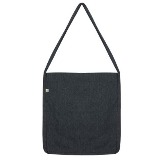 Logotrade promotional product picture of: Tote sling bag Salvage, melange black
