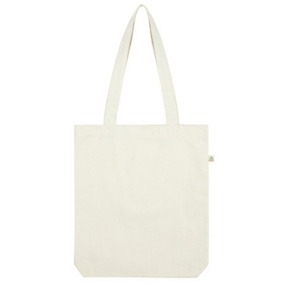 Logotrade promotional giveaway image of: Shopper tote bag, natural white
