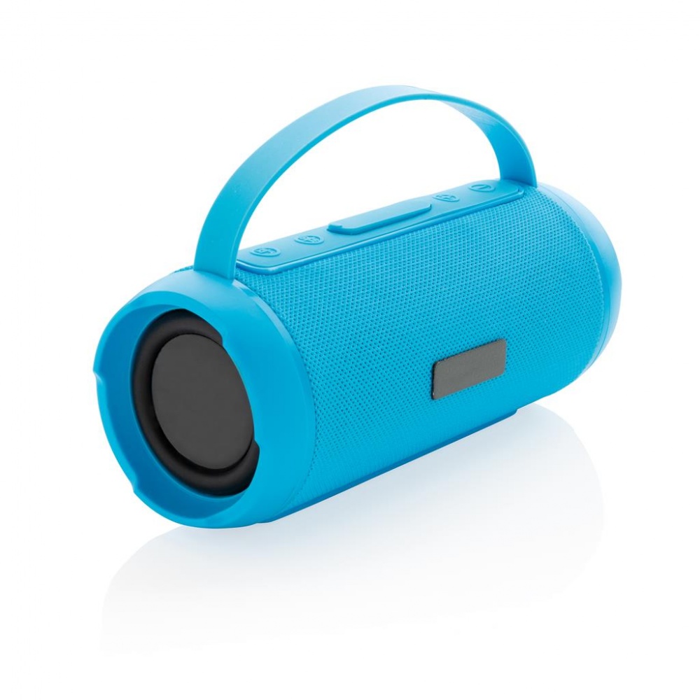 Logo trade promotional gifts image of: Soundboom waterproof 6W wireless speaker, blue