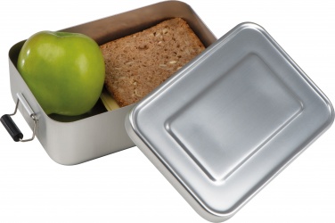 Logo trade advertising products picture of: Lunch box aluminum, grey