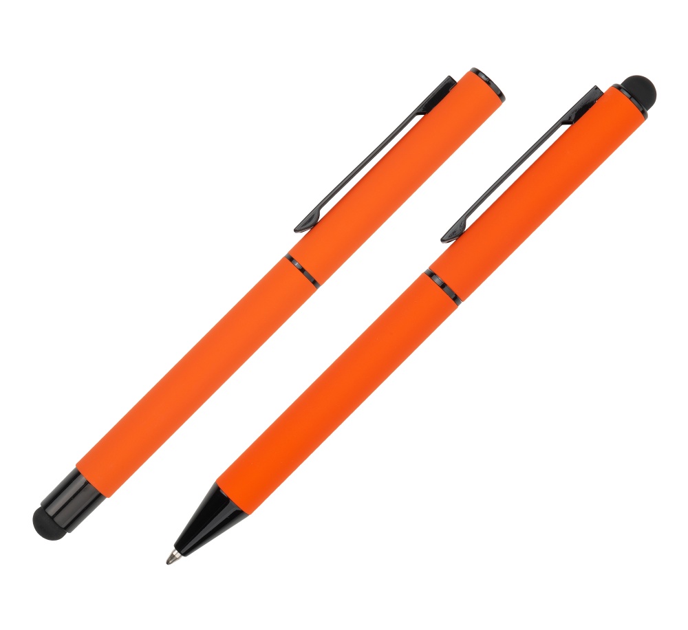 Logo trade promotional merchandise picture of: Writing set touch pen, soft touch CELEBRATION Pierre Cardin