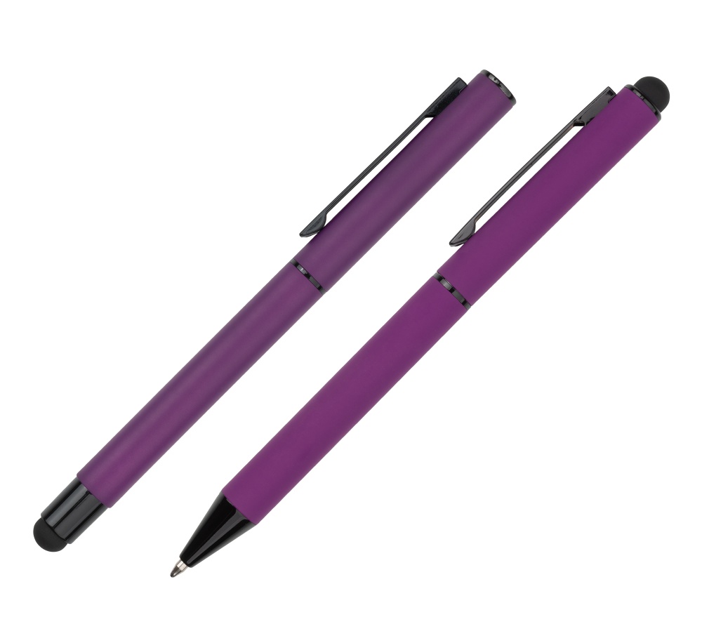Logo trade promotional products picture of: Writing set touch pen, soft touch CELEBRATION Pierre Cardin