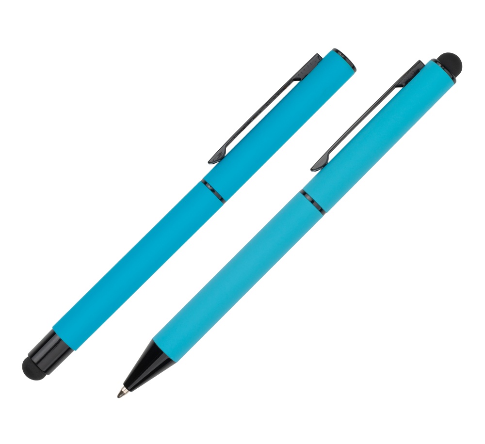 Logotrade promotional merchandise image of: Writing set touch pen, soft touch CELEBRATION Pierre Cardin